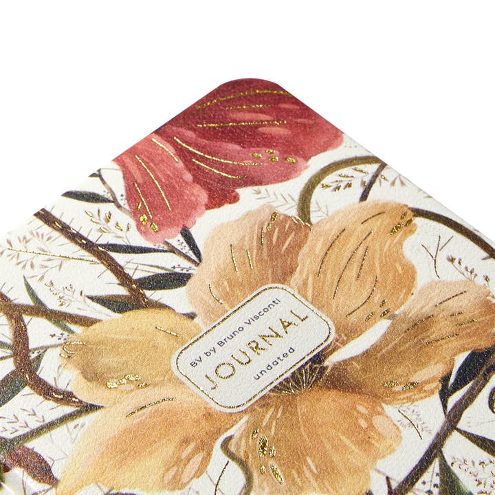 BV by Bruno Visconti - Wholesale Planner - A6 Vegan Leather Hardcover Daily Planner - Soft Petals2