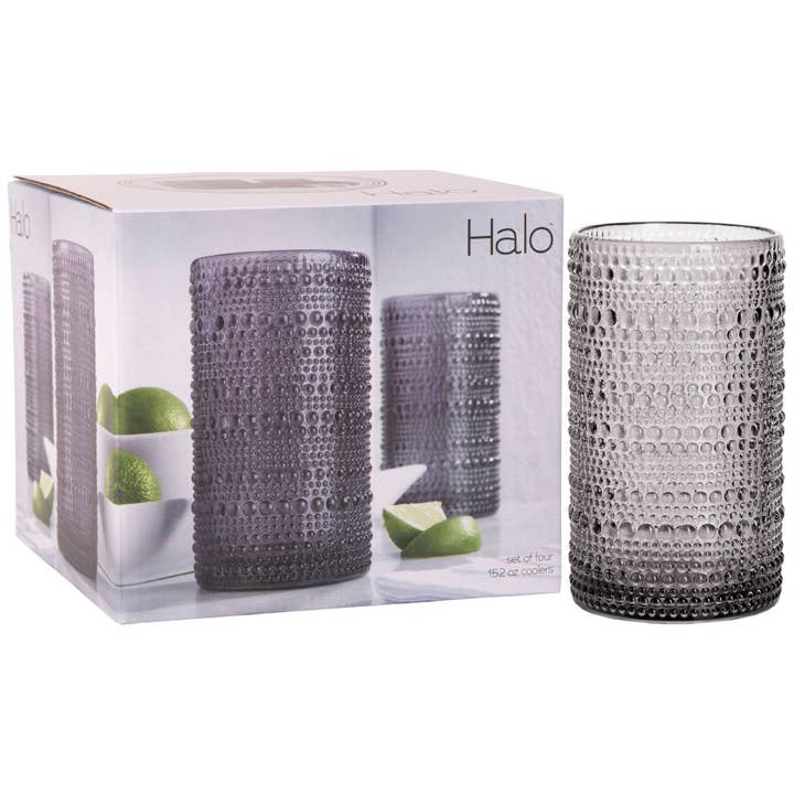 HALO S/4 FUMÉ HIBALL 15OZ VERRE pour la vente par Home Essentials