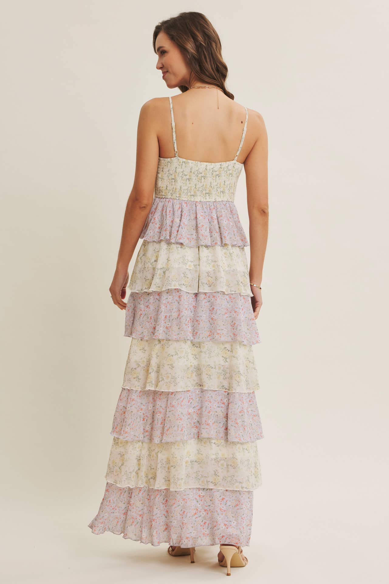 in february - Vente Robe – femme - DÉFINITION DE LA ROBE MAXI À VOLANTS FLORAUX FÉMINITÉ SANS SAISON31