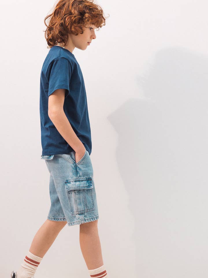 Short cargo en denim (577386-45) pour la vente par Lanidor Kids
