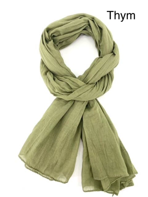 Maison Unik Accessoires - Wholesale Scarf - Unisex - Plain Cheche Scarf 100% Cotton - Unisex - 54 colors4