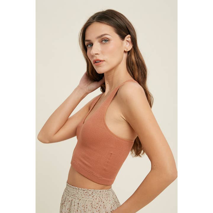 Wishlist Apparel - Wholesale Bralette - Women's - SEAMLESS RACERBACK BRALETTE / WL21-6276
