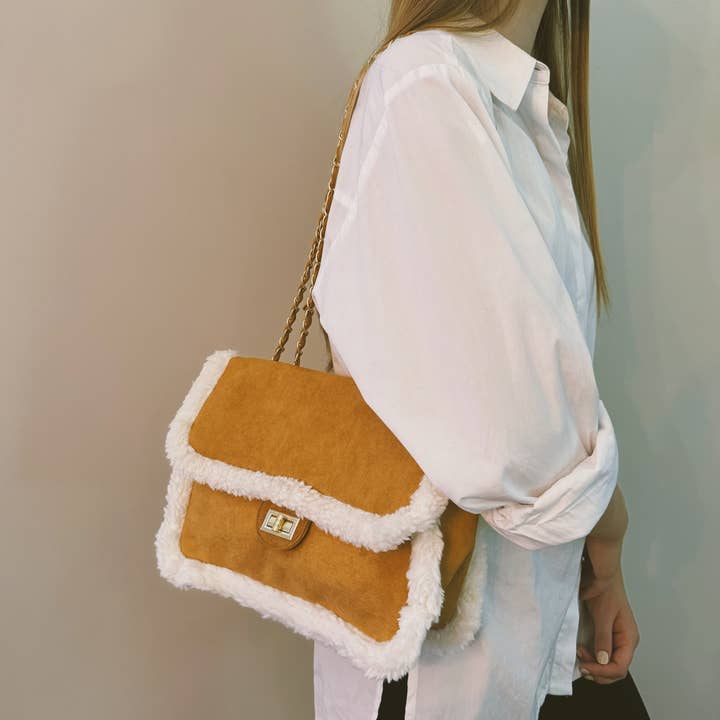 Ellison+Young - Wholesale Shoulder Bag - Women's - Luxe Deluxe Chain Shoulder Bag
