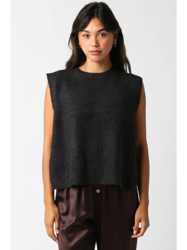 Olivaceous - Wholesale Sweater Vest - Women's - Kristin Knit Vest