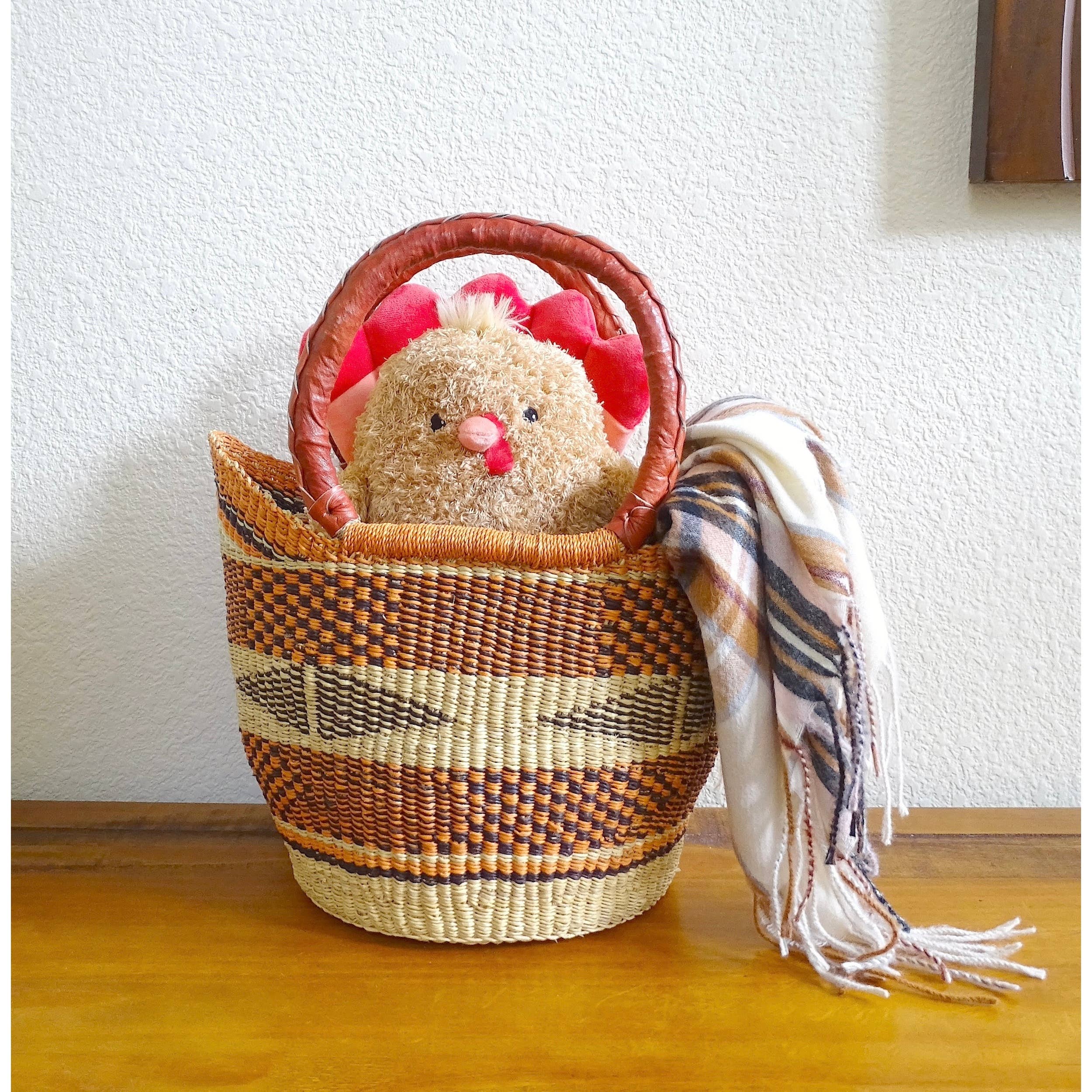 Tiger Blue Medium  Shopper Basket - SALE for wholesale on Faire1