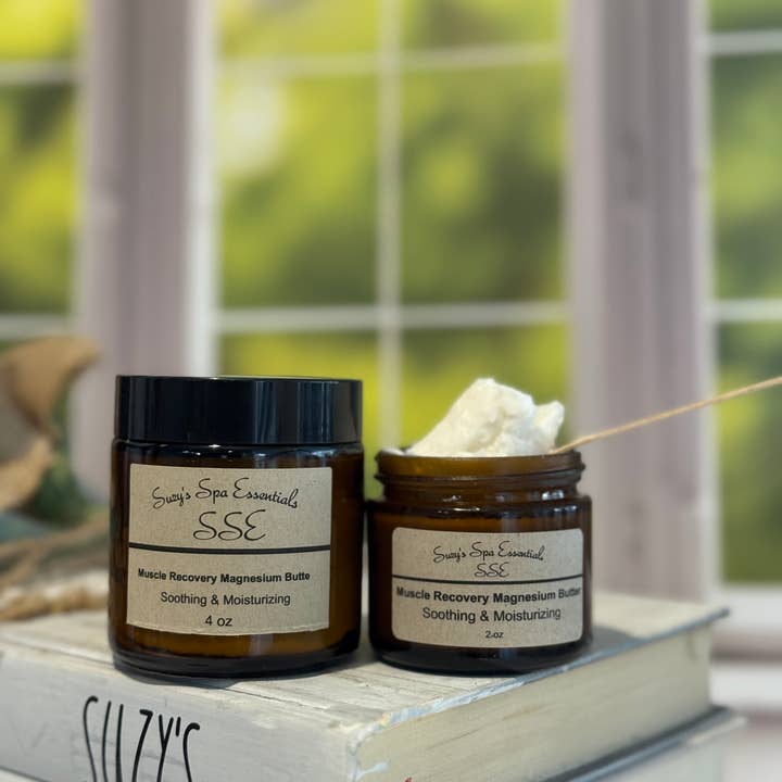 Suzy Spa Essentials - Wholesale Body Balm/Butter - Magnesium Butter- Lavender + Eucalyptus Muscle & Sleep Cream10