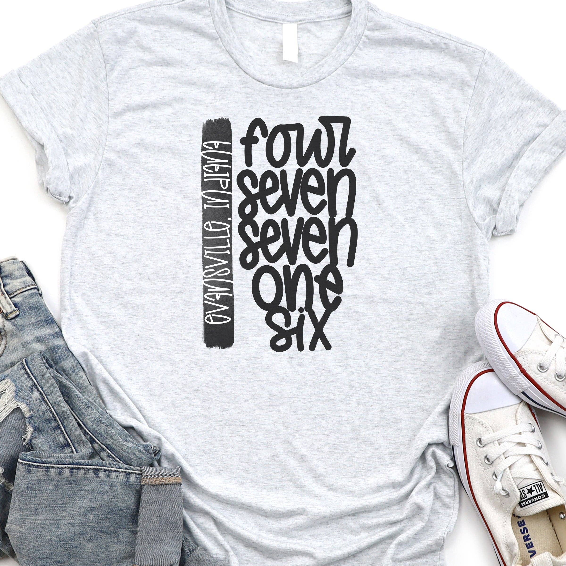 Lucky Llama Creations - Wholesale Screen Printed T-Shirt - Women's - Personalized Zip Code City // STATE1