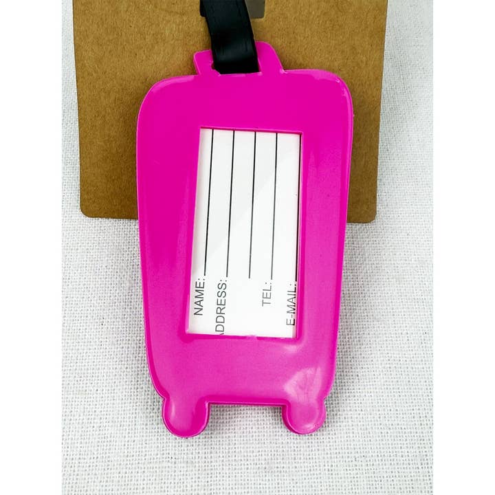 MIX COLOR Travel Luggage Design Luggage Tag for wholesale on Faire2