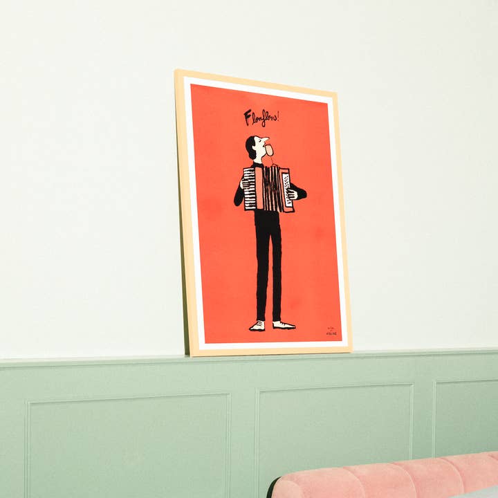 KIBLIND Atelier – wholesale Poster – A3 poster - Jean Jullien - Flonflons1