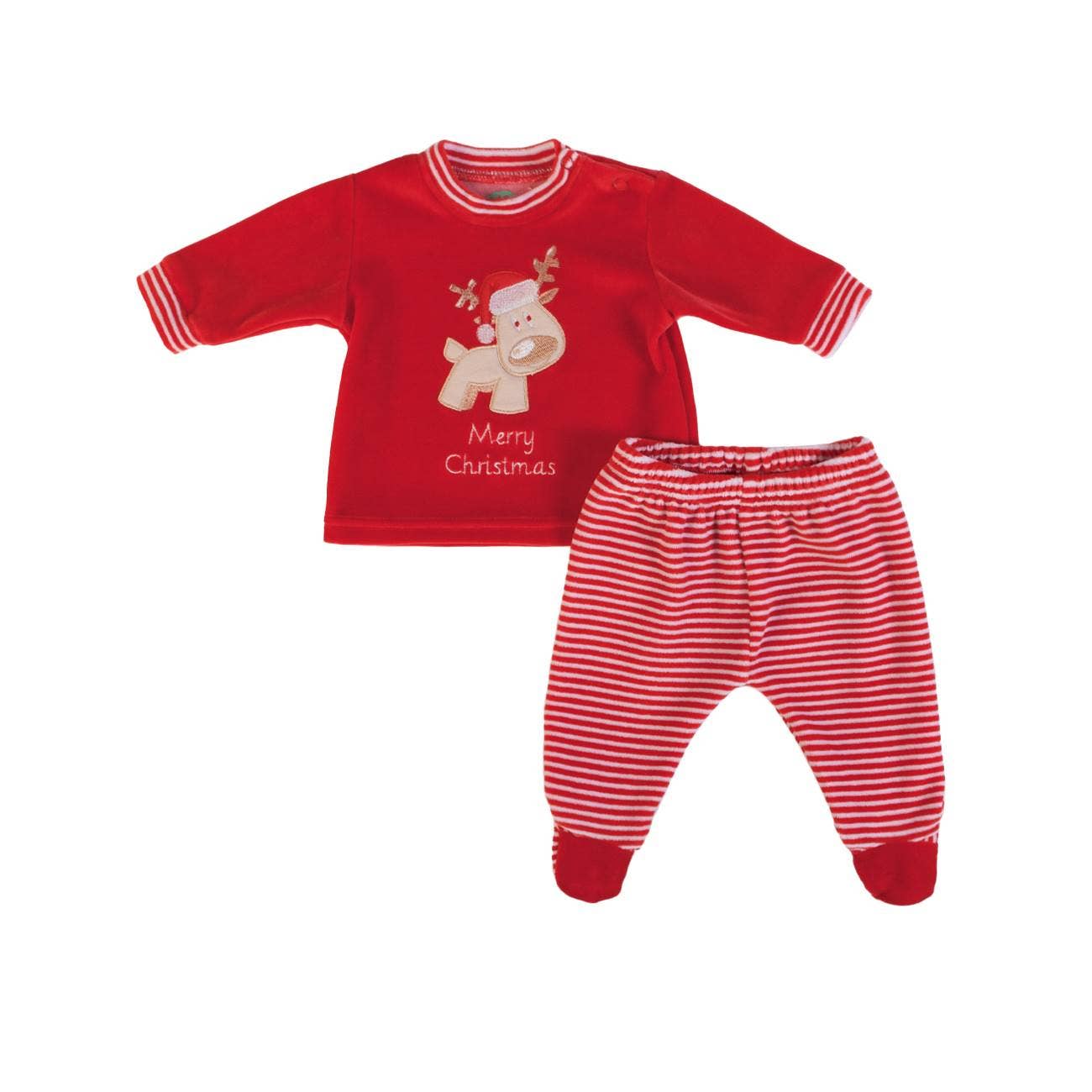 Vermelho 16638 - T-shirt de Natal de manga comprida + calças - AW 25-26 para venda a revendedores na Faire1