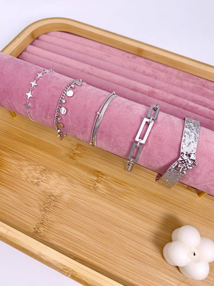 SET64 stainless steel bracelet set for wholesale by BYREN | ÉLINE L'ATELIER