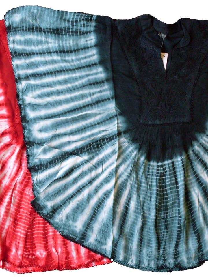Tie Dye Poncho Top for wholesale by Magic Touch Corp