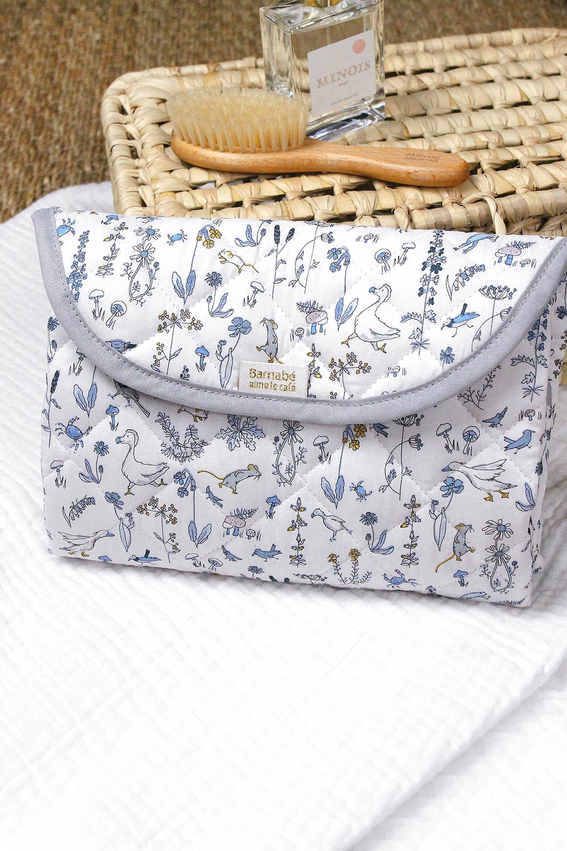 BARNABÉ AIME LE CAFÉ - Wholesale Changing Mat/Pad - Baby - Liberty® fabric and PVC baby changing mat7