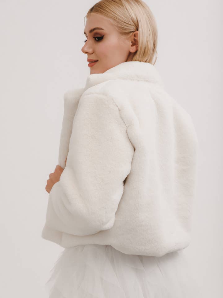 Heirloom Bridal Company - Wholesale Jacket – Women's - Storm Faux Fur Jacket1