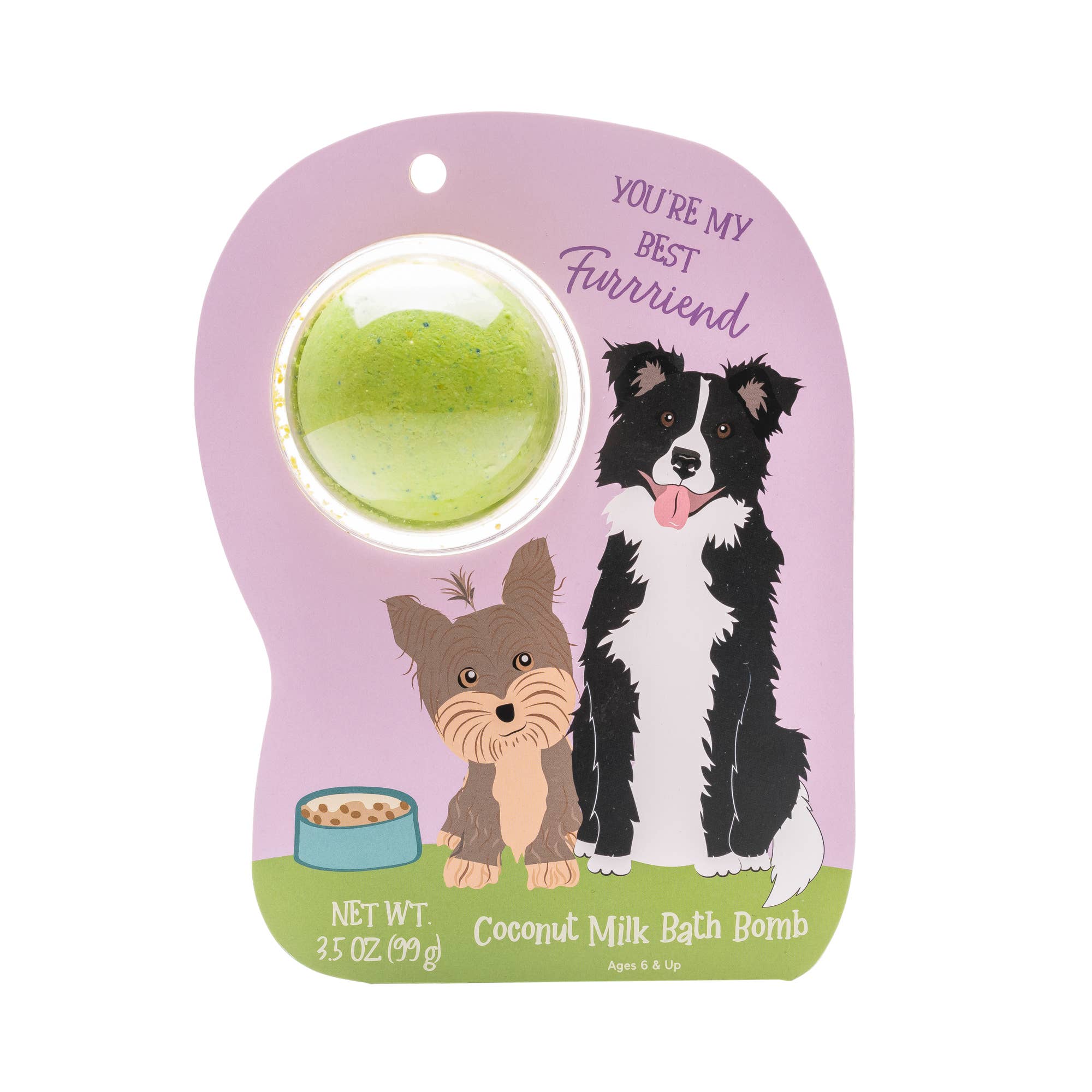 Cait + Co - Wholesale Bath Bomb/Fizz - Yorkie + Border Collie Clamshell Bath Bomb2