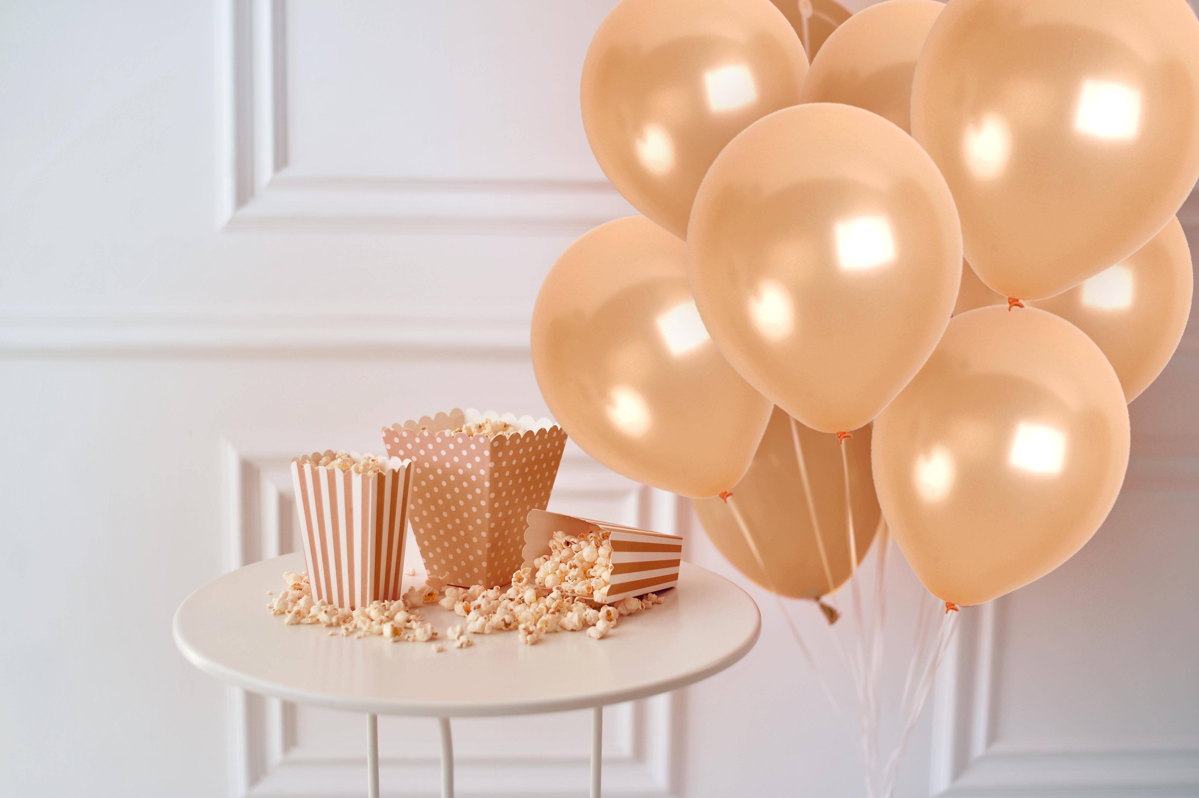 Treasures Gifted - Wholesale Balloon - Pearl Champagne Balloons - 12 Inch Latex Balloons4