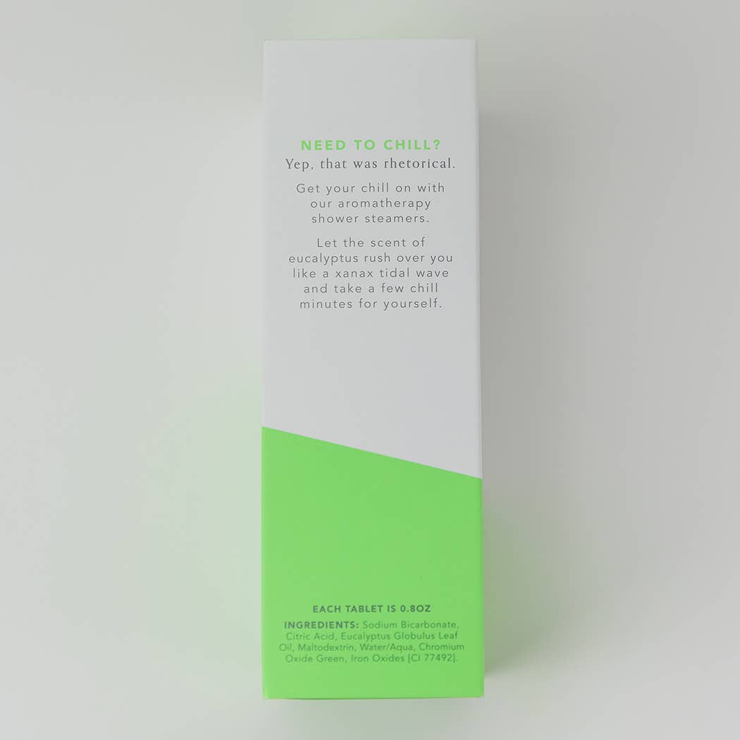 Chez Gagné – Engroshandel Brusefordamper/bombe – Chill The Fuck Up – Aromaterapi brusebombe med eukalyptus – Sæt med 819