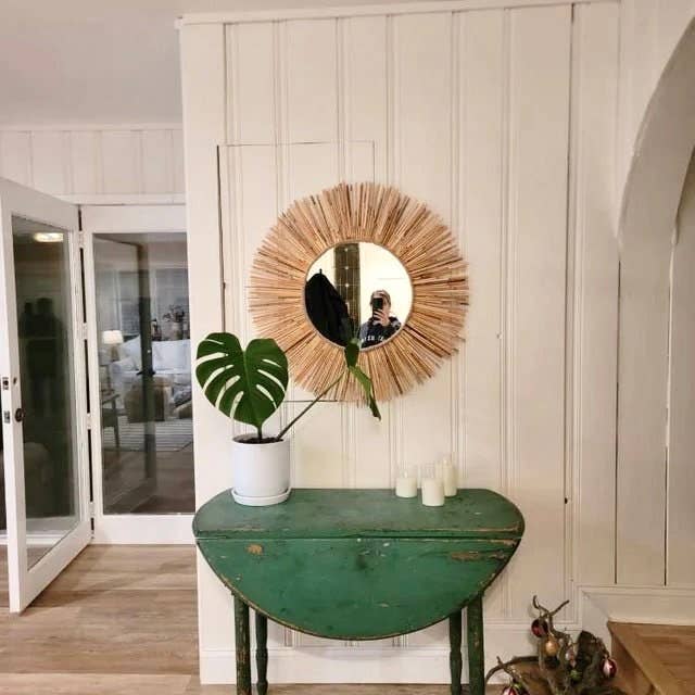 Geometrik Design - Wholesale Wall Stone - Bamboo Mirror Wall Decoration4