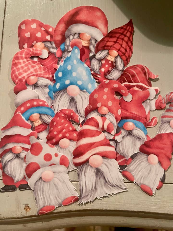 Winter Gnomes Stickers for wholesale by Kristie’s Creativity Barn