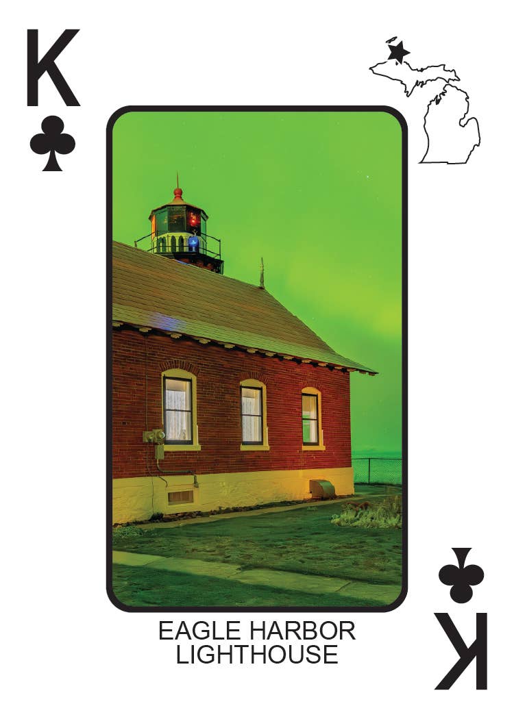Phil Stagg Photography - Wholesale Playing Cards - LIGHTHOUSES OF MICHIGAN - Playing Cards - Euchre Friendly26