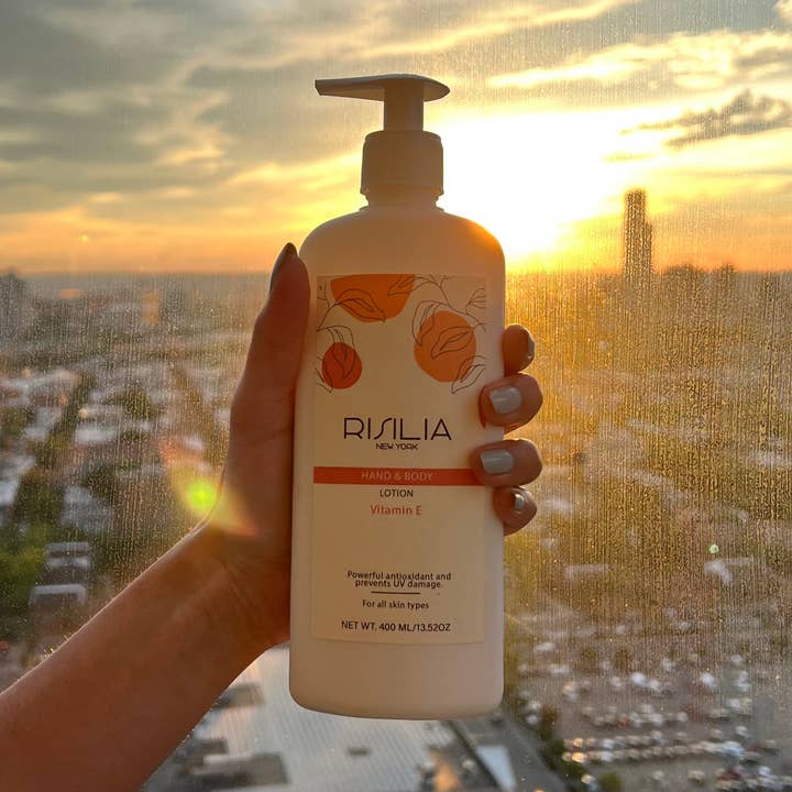 Risilia Hand & Body Lotion With Vitamin E 13.52 Oz for wholesale by Risilia