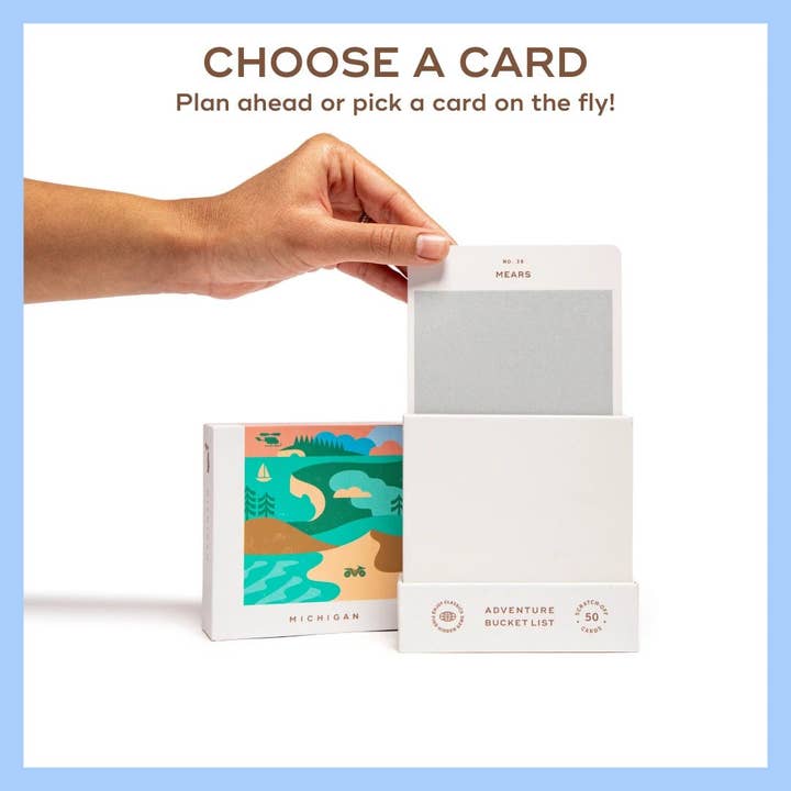 Reach International Outfitters - Wholesale Card Game - Michigan Adventure Bucket List