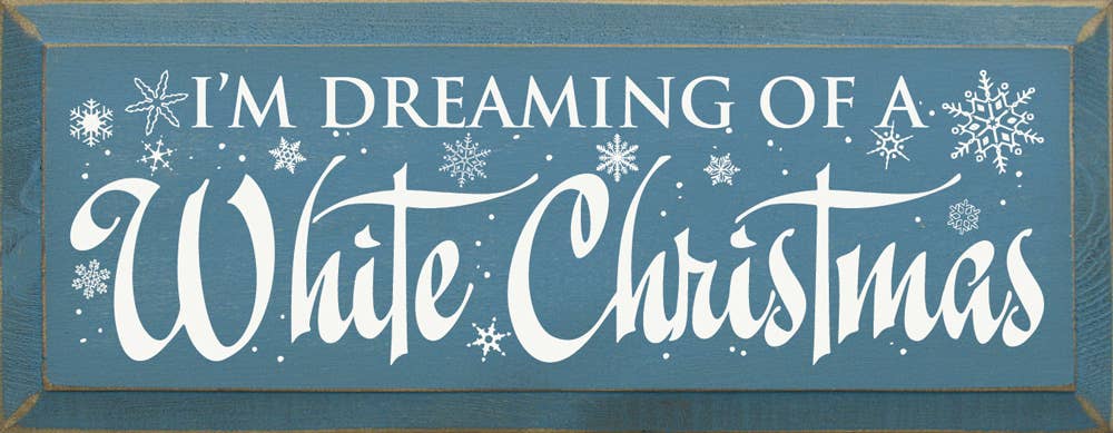 SAWDUST CITY - Vente Pancarte - I'm Dreaming of a White Noël enseigne en bois6