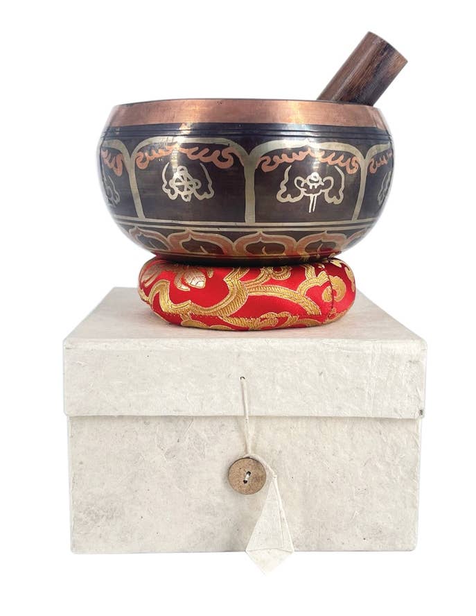 The Collection Royal / Royal Handicrafts - Wholesale Meditation Supplies - Tibetan Singing Bowl Set Sound Bowl Meditation Bowl With Box7