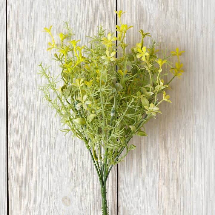 Pick - Yellow Mini Flowers (Pk/03) for wholesale by Audrey's Home & Gift