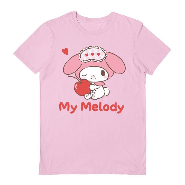 Sanrio (My Melody - Cherry) Light Pink T-Shirt for wholesale by Pyramid International