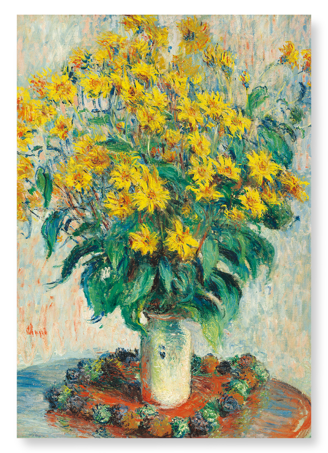 Ezen Trade - Wholesale Art Print - JERUSALEM ARTICHOKE FLOWERS (1880): Art Print0