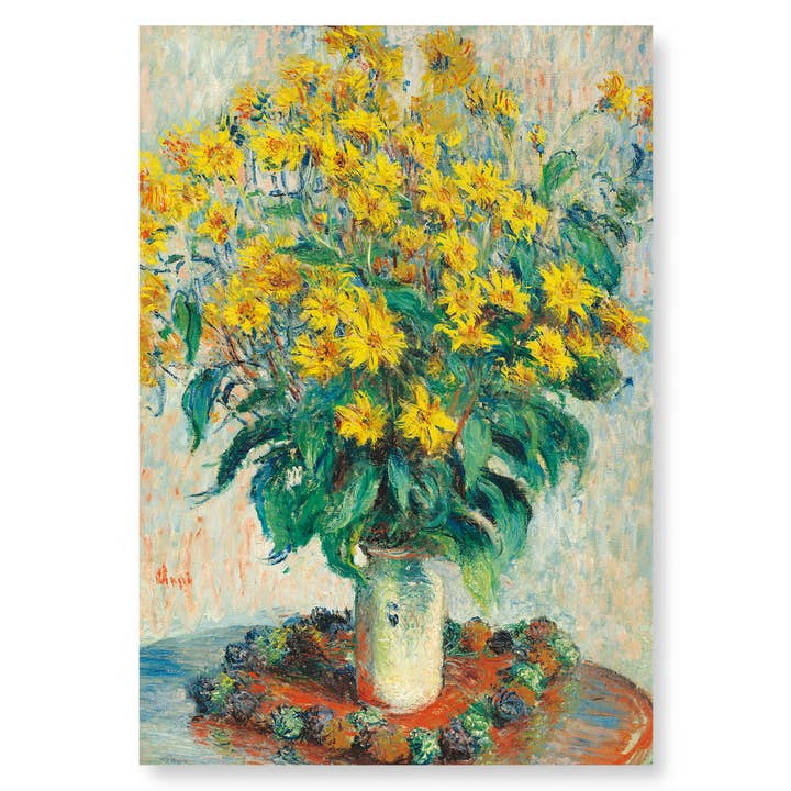 Ezen Trade – wholesale Art print – JERUSALEM ARTICHOKE FLOWERS (1880): Art Print