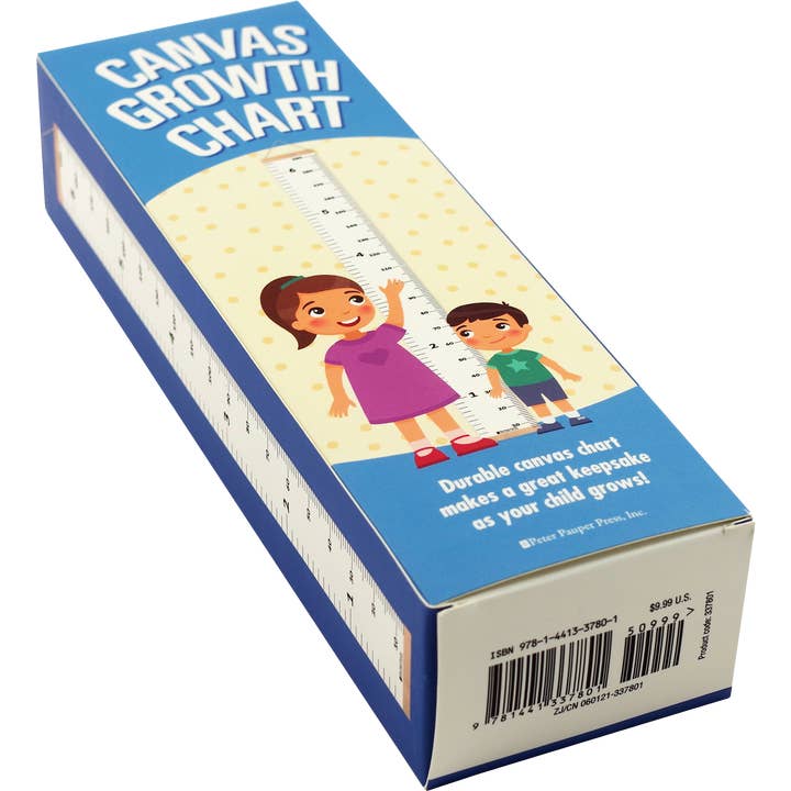 Peter Pauper Press - Wholesale Growth Chart - Kids & Baby - Classic Canvas Growth Chart4