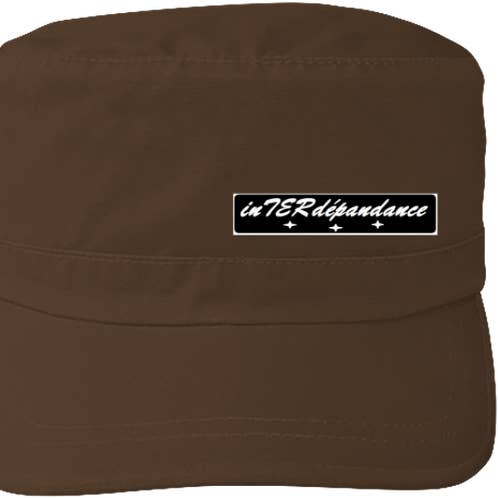 berretto militare IN-TER-DIPENDENZA per la vendita all'ingrosso da parte di DREAMERSLIFE/IN-TER-DEPENDANCE