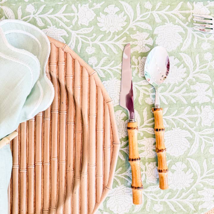 Verdigris Collection - Wholesale Tablecloth - Verdigreen Tablecloth