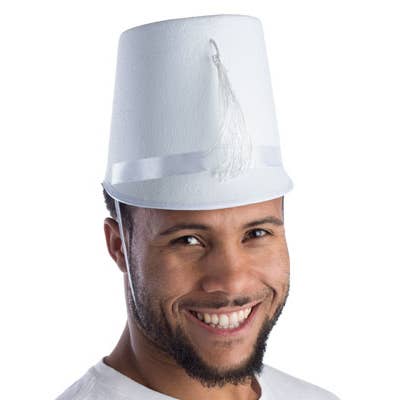 Dress Up America - Wholesale Costume - Men's - White Marching Band Hat
