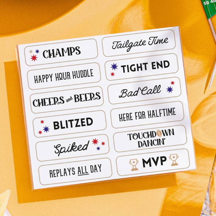 Spildagsdrikkemarkører for engroshandel hos GlassTats