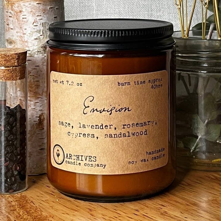 Forestil dig | Sandeltræ + Salvie + Lavendel + Rosmarin + Cypress for engroshandel hos Archives Candle Company