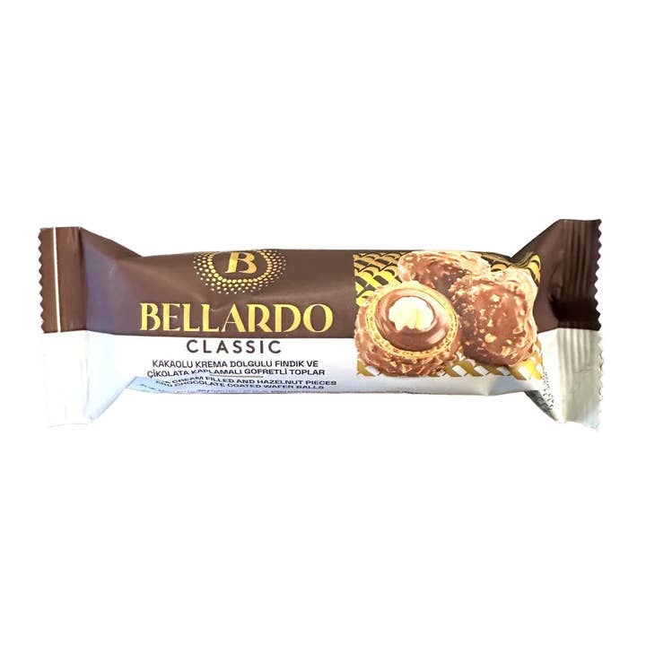 Bellardo Gaufrette au Chocolat et Noisettes Classique 38g pour la vente par Global Bite Co