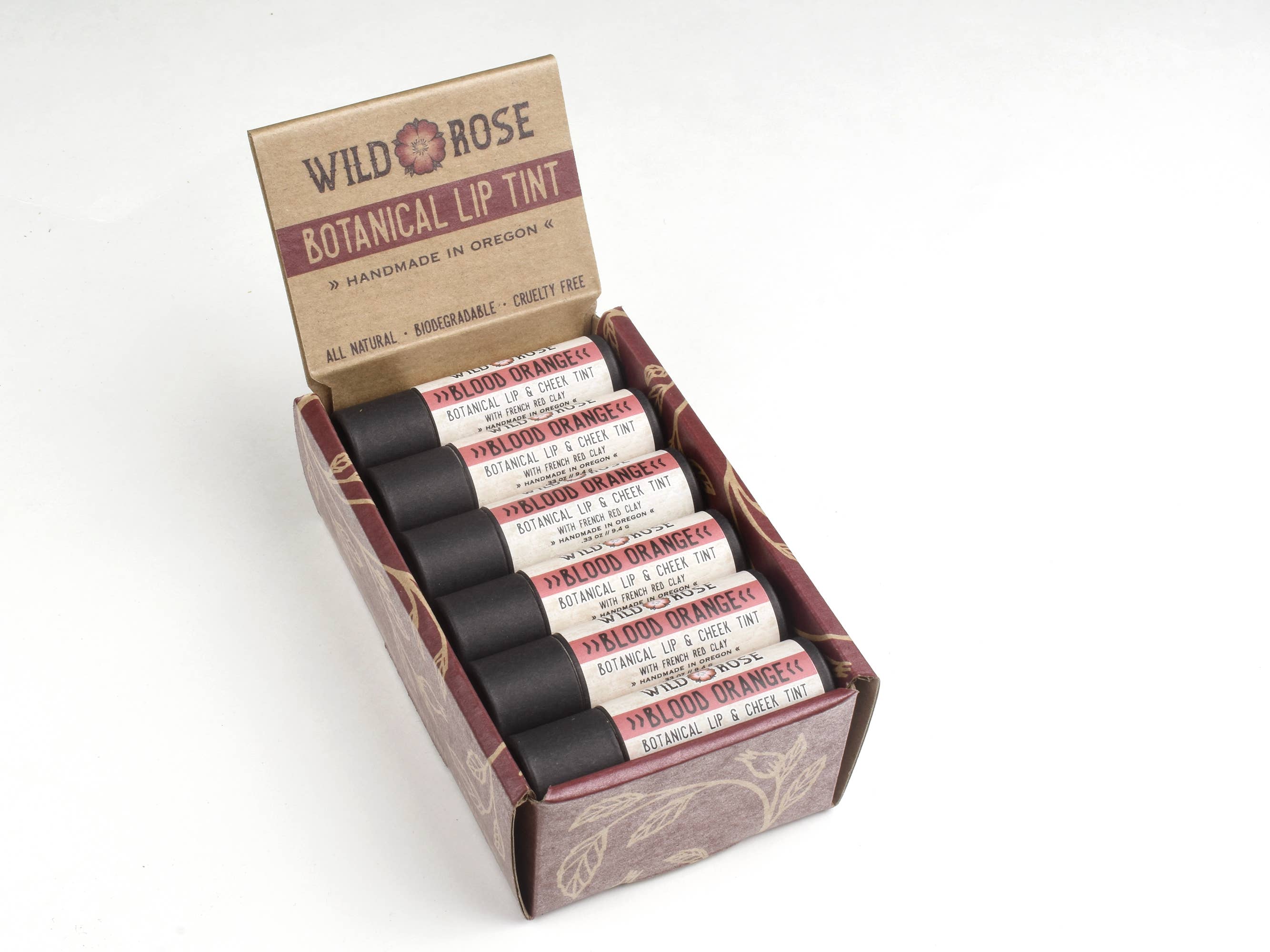 Wild Rose Herbs - Wholesale Lip Stain/Dye/Tint - Mocha Lip & Cheek Tint - Tube5