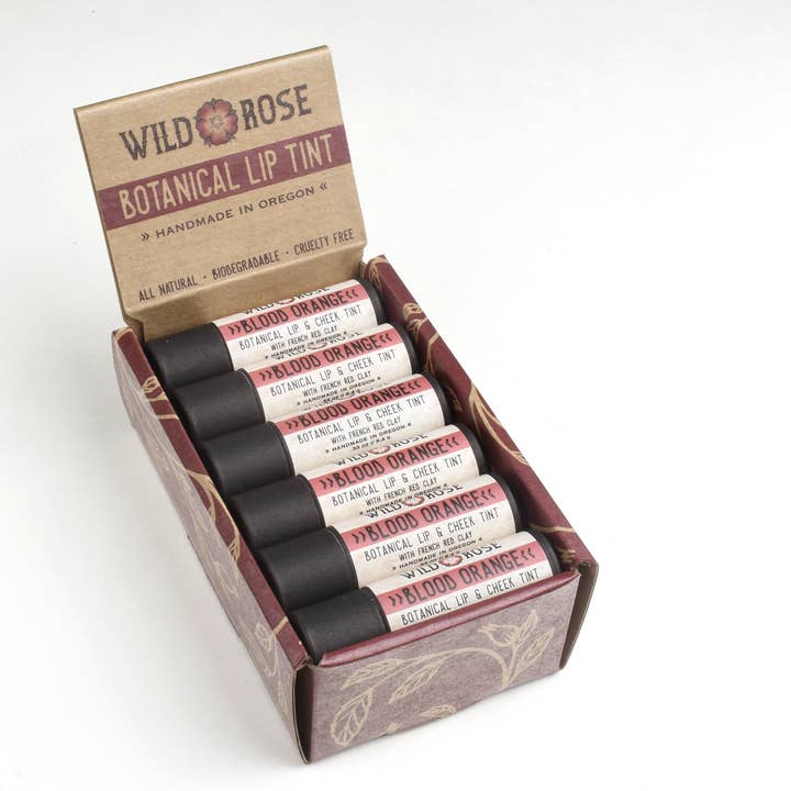 Wild Rose Herbs - Wholesale Lip Stain/Dye/Tint - Mocha Lip & Cheek Tint - Tube5