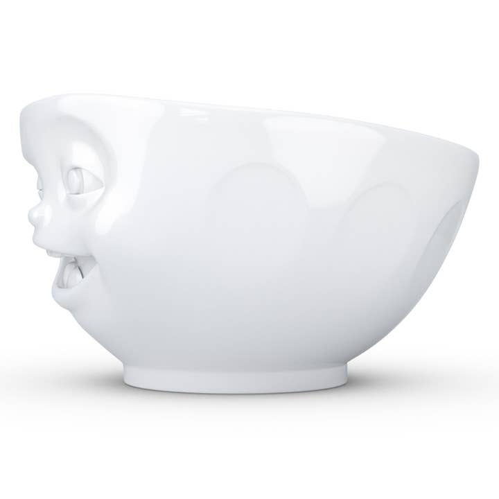 Fiftyeight Products - Wholesale Bowl - 16 Oz. Bowl, Winking Face, White2