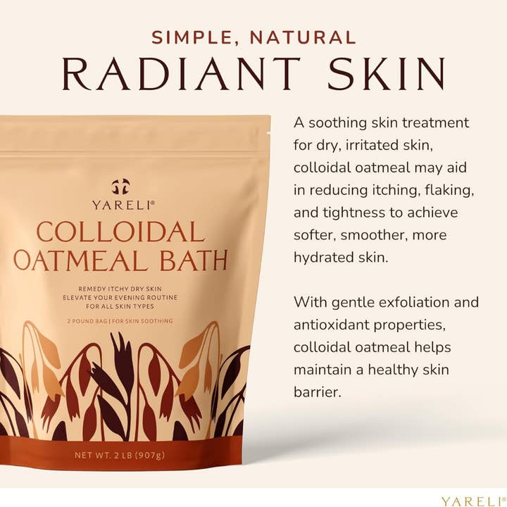 Yareli Bath & Beauty - Wholesale Bath Soak/Milk - Hydrating Colloidal Oatmeal Bath for Dry Skin Relief