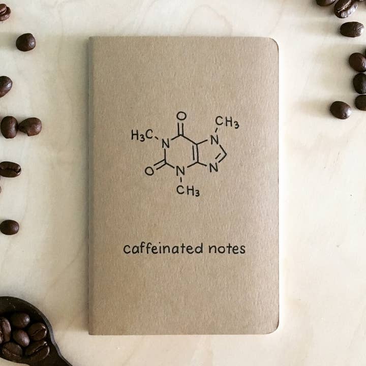 Notes caféinées (grand cahier) pour la vente par The Chemist Tree