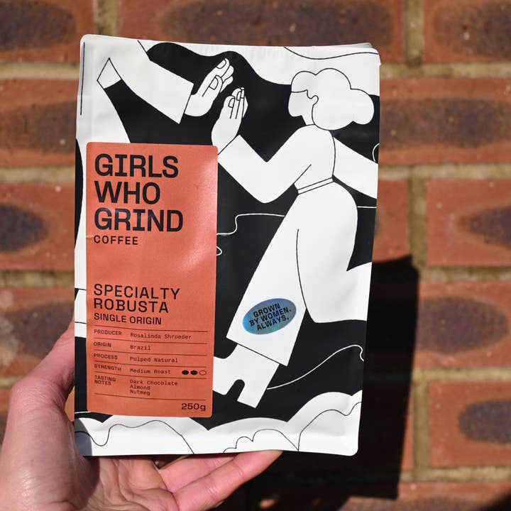 Girls Who Grind Coffee – wholesale Coffee beans – Coffee Beans, Rosalinda Shroeder Specialty Robusta. 4