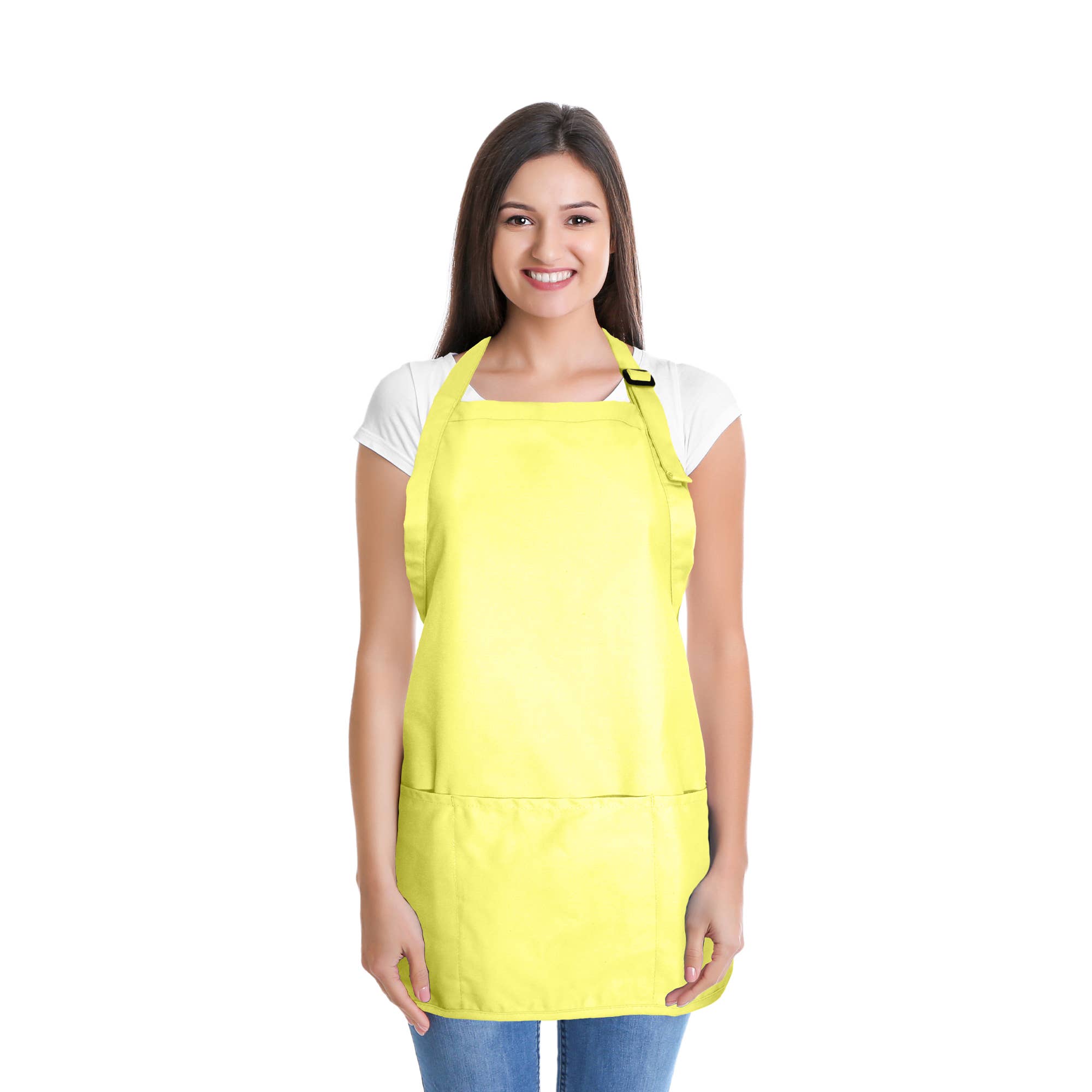 Dalix - Wholesale Apron - DALIX Apron Commercial Restaurant Bib Poly Cotton 3 Pockets14