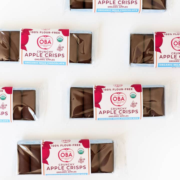 Oba Snacks - Venta al por mayor Dulces con chocolate - Patatas fritas de manzana recubiertas