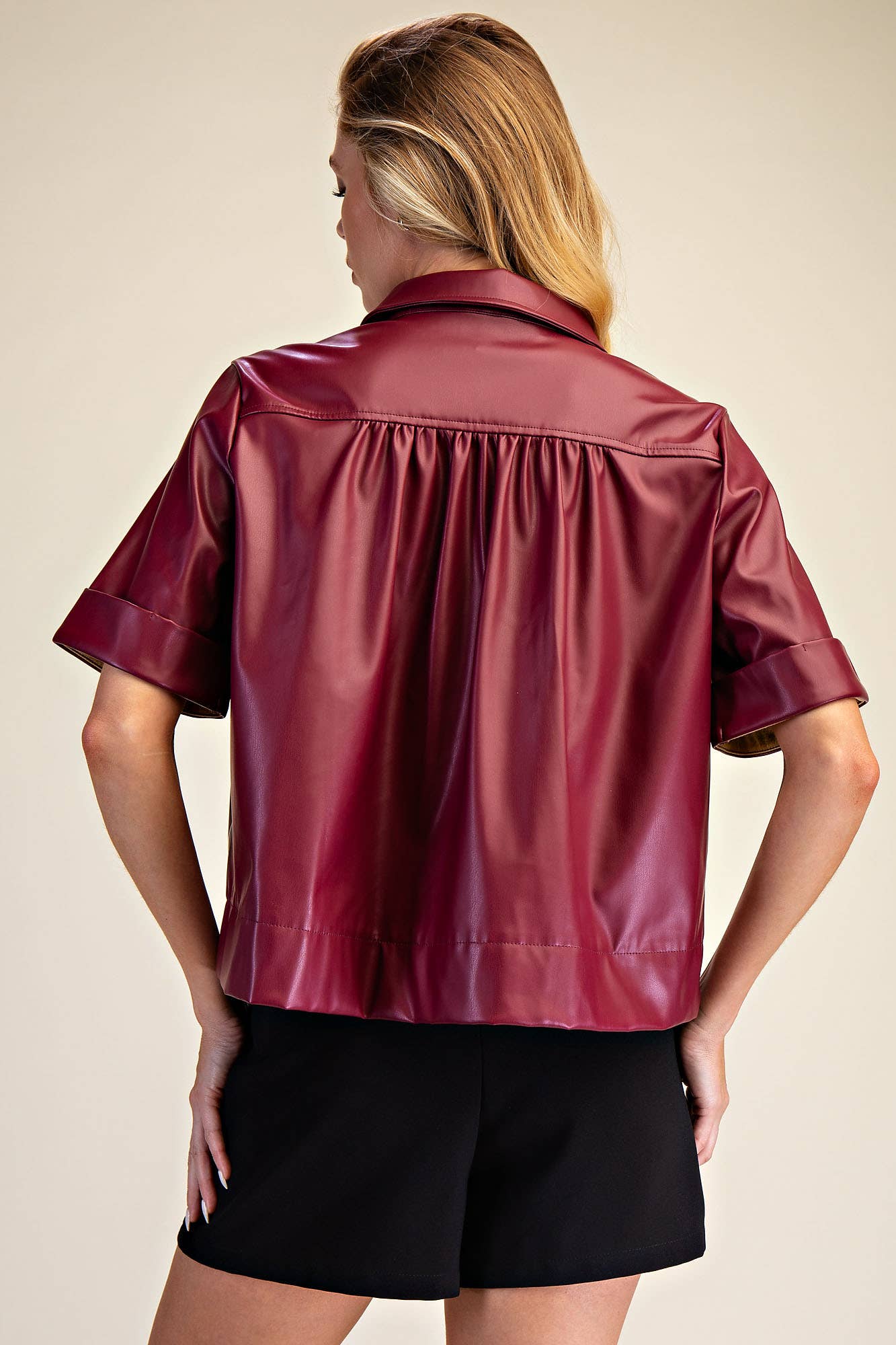 Glam - Wholesale Blouse - Women's - Short-Sleeve Swing Top4