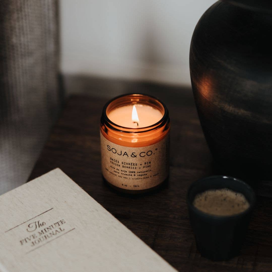 SOJA&CO.® - Wholesale Jar/Filled Candle - Soy Wax Candle | Frozen Berries + Pine2