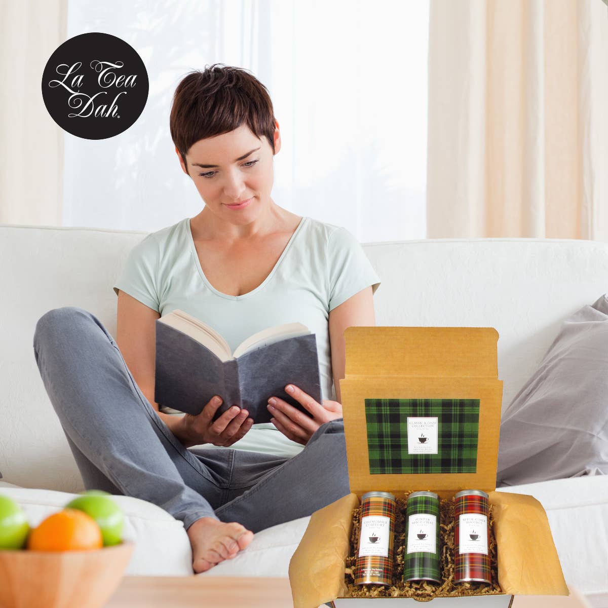 The Tea Can Company - Wholesale Tea Bags - Classic & Cozy Herbal Tea Collection Gift Box1